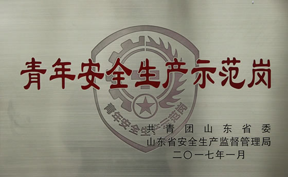 20170322,三膠車間生產(chǎn)三班榮獲青年安全生產(chǎn)示范崗